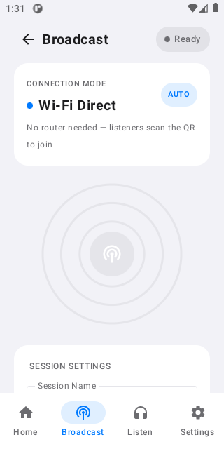 SyncEar connecting